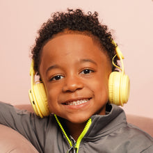 Load image into Gallery viewer, Iconic Beats (Yellow) Foldable Wireless Headphone With Microphone for Kids