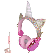 Load image into Gallery viewer, Glammed Mix Unicorn Headphones