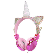 Load image into Gallery viewer, Glammed Mix Unicorn Headphones