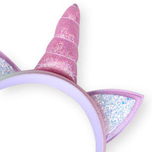Load image into Gallery viewer, Glow Mix Unicorn Headphones