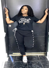 Load image into Gallery viewer, Adult "STAY WOKE" Short Sleeve T-Shirt