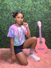 Load image into Gallery viewer, "KID INFLUENCER" Tye-Dye Short Sleeve T-Shirt