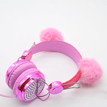 Load image into Gallery viewer, Pink Ball Along Headphones
